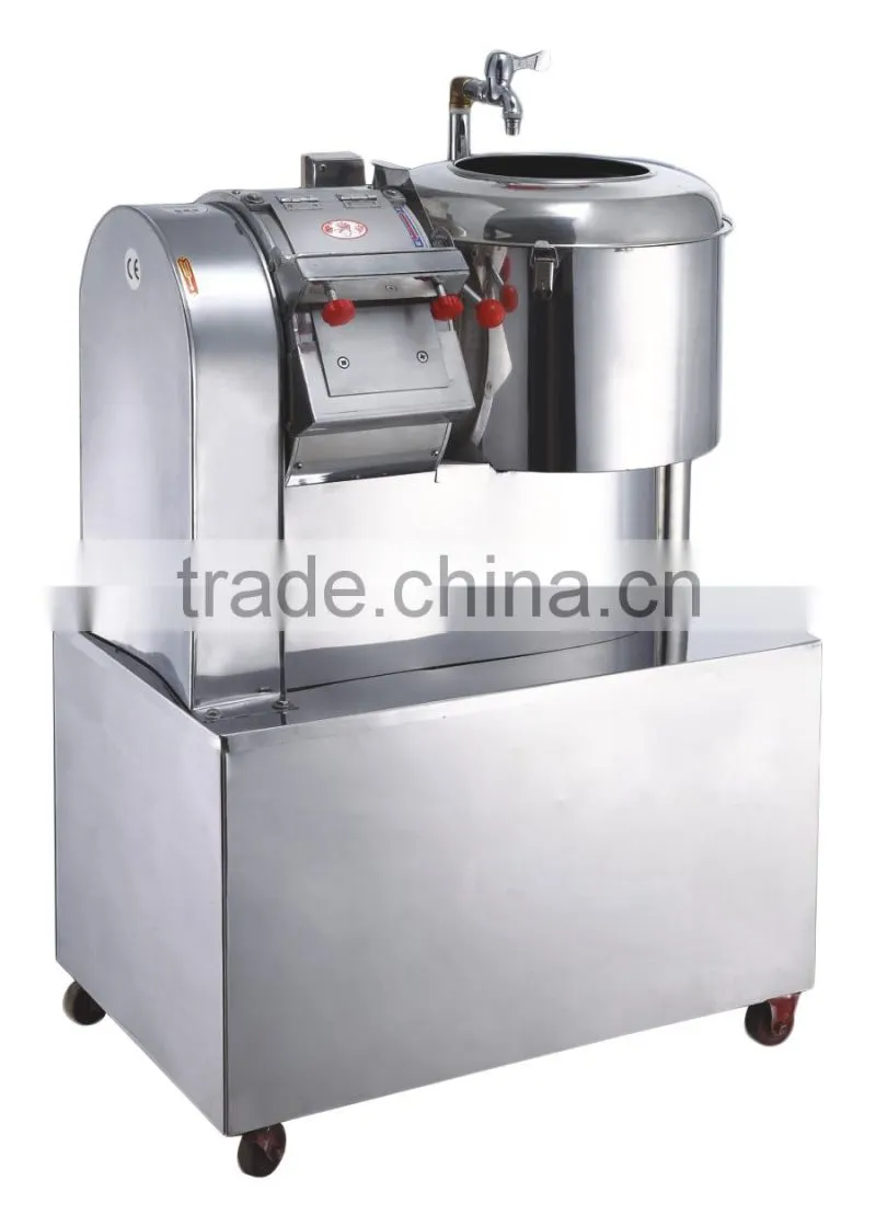 industrial Taro Potato peeling and cutting machine for sliced or shredded shape
