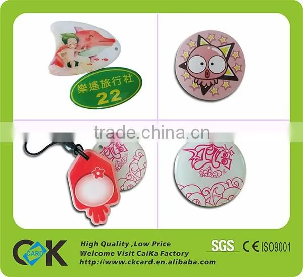 Customize size and shape color printing epoxy RFID tags