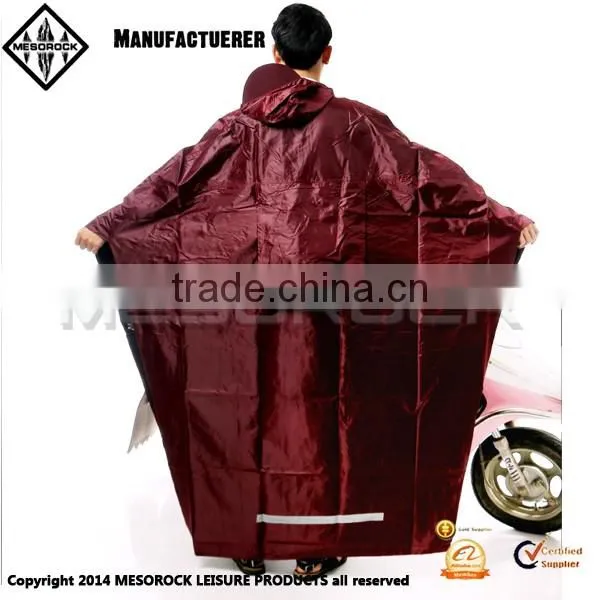 Lightweight Adult Reusable Portable Motorcycle Raincoat Scooter Rain Poncho