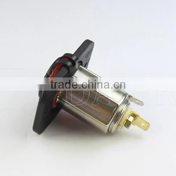 Car Cigarette Lighter Socket Adapter With Panel And Cover