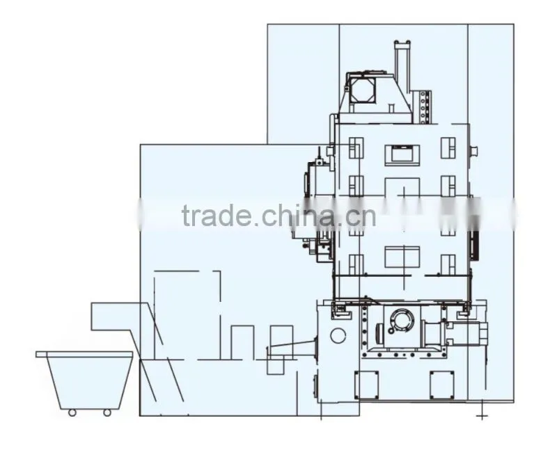 Economical and High Efficiency CNC Gear Hobbing Machine