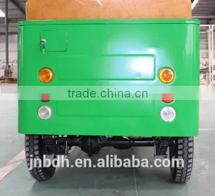 Bajaj style gas & oil powered tricycle for passenger for African market
