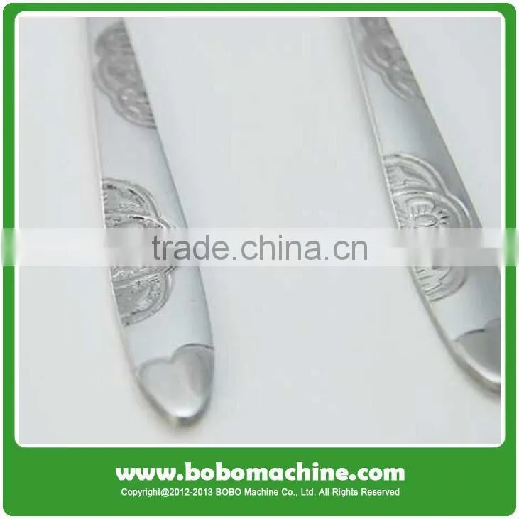 Corrosion printer for stainless steel spoon,fork and knife
