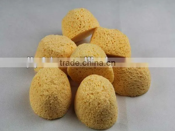 bread shaped Cellulose Facial Natural Cleaning Sponges