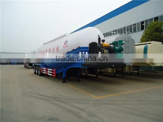 3 Axles Bulk Cement Tank Semi Trailer,Cement Bulker Trailer Truck,Bulk Cement Trailer