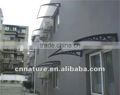 polycarbonate sun awning