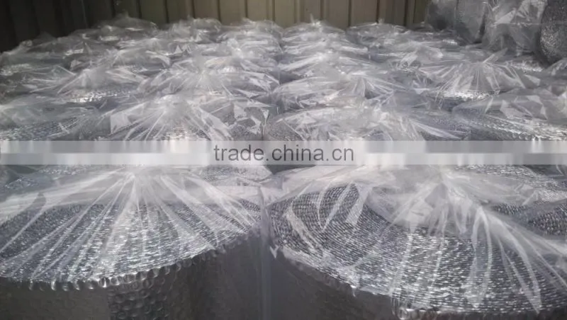 Reflective attic aluminum foil Heat Insulation aluminum laminated bubble material