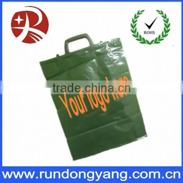 simple design plastic tote bag with handle