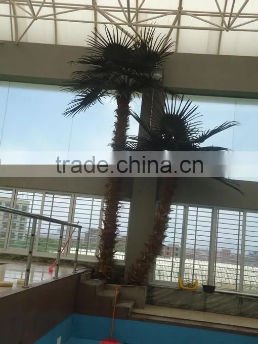 Top fake coconut tree good price UV snow&decay artificial palm tree