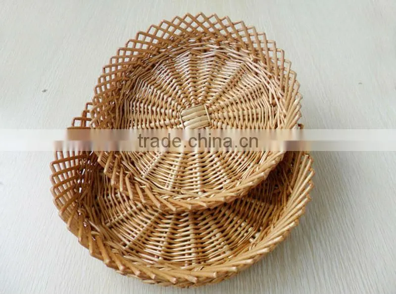the green wicker basket house hold fruit &bread basket