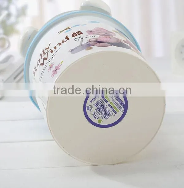 0260 Plastic Kitty Kitchen trash can with lid