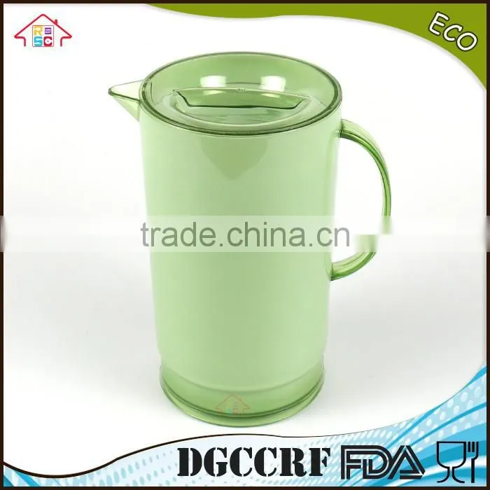 NBRSC set of 5 pcs plastic ps cold water kettle double layer drinking tea pot pp water jug with cups