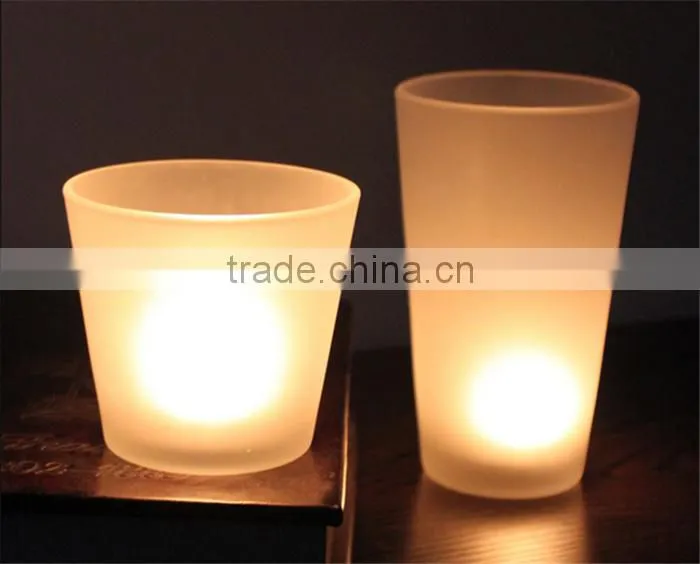 rose candle holder set of two frosting candles