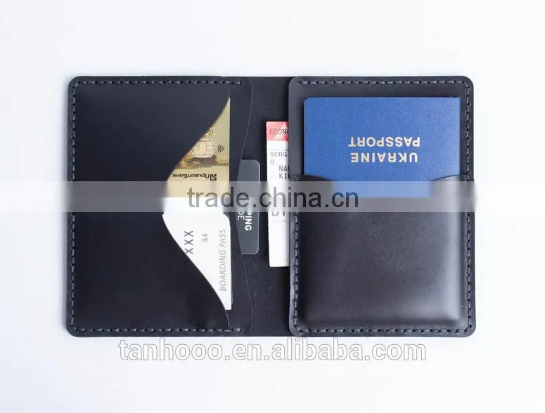 personalized leather travel wallet / leather passport holder/ card holder genuine leather custom