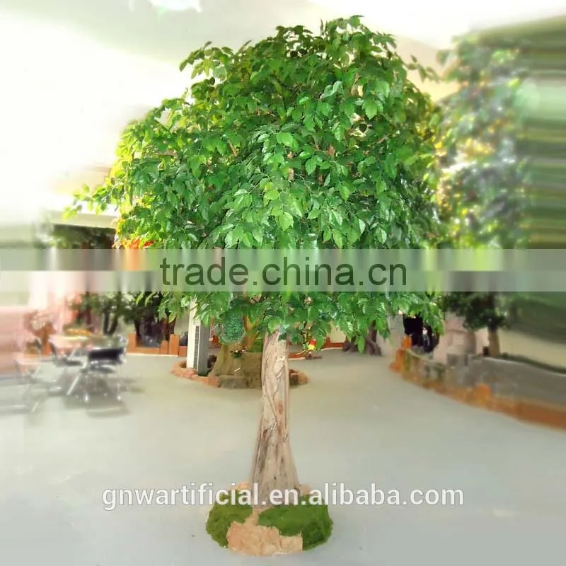 Artificial Plastic Greenery Banyan Tree BTR017 GNW