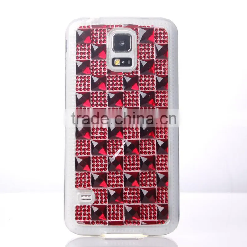 New products jewelry diamond phone case for Samsung s5