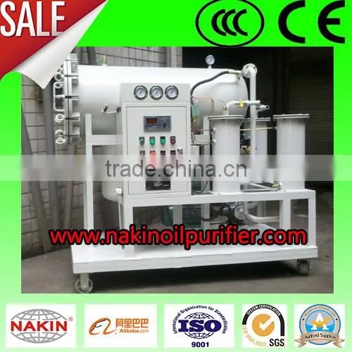 TJ-200 Coalescence-separation oil purifier, light fuel oil filtering plant