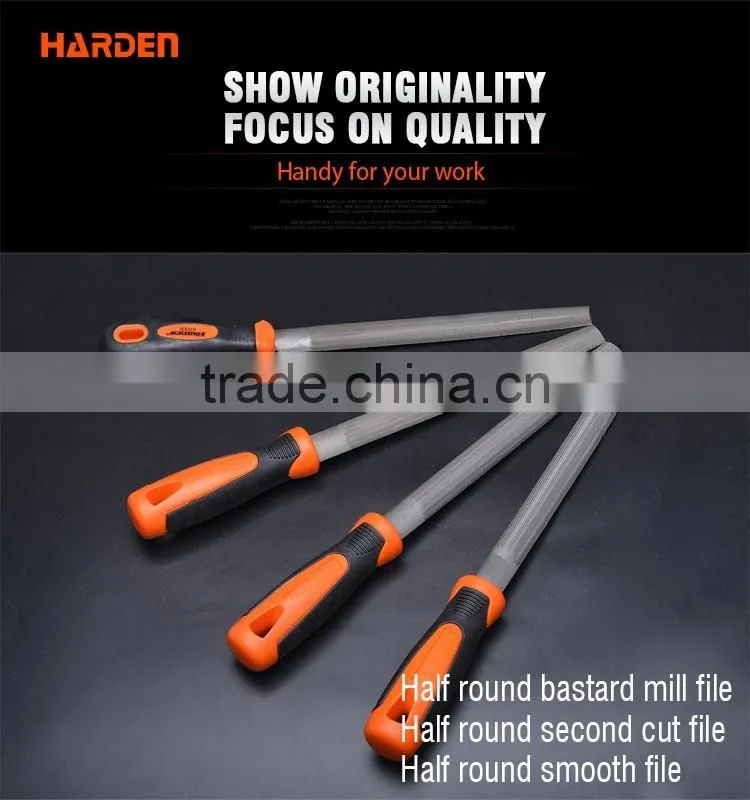 Professional Half Round Smooth Cut File With Soft Handle