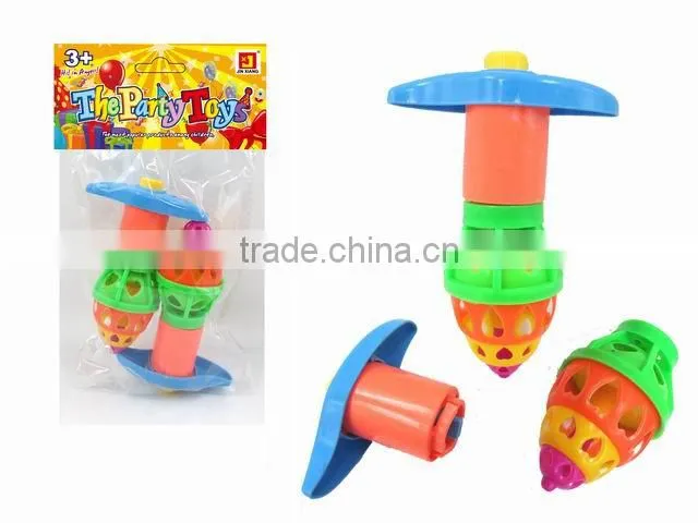 promotion quality high ABS colorful cheap spinning top with EN71