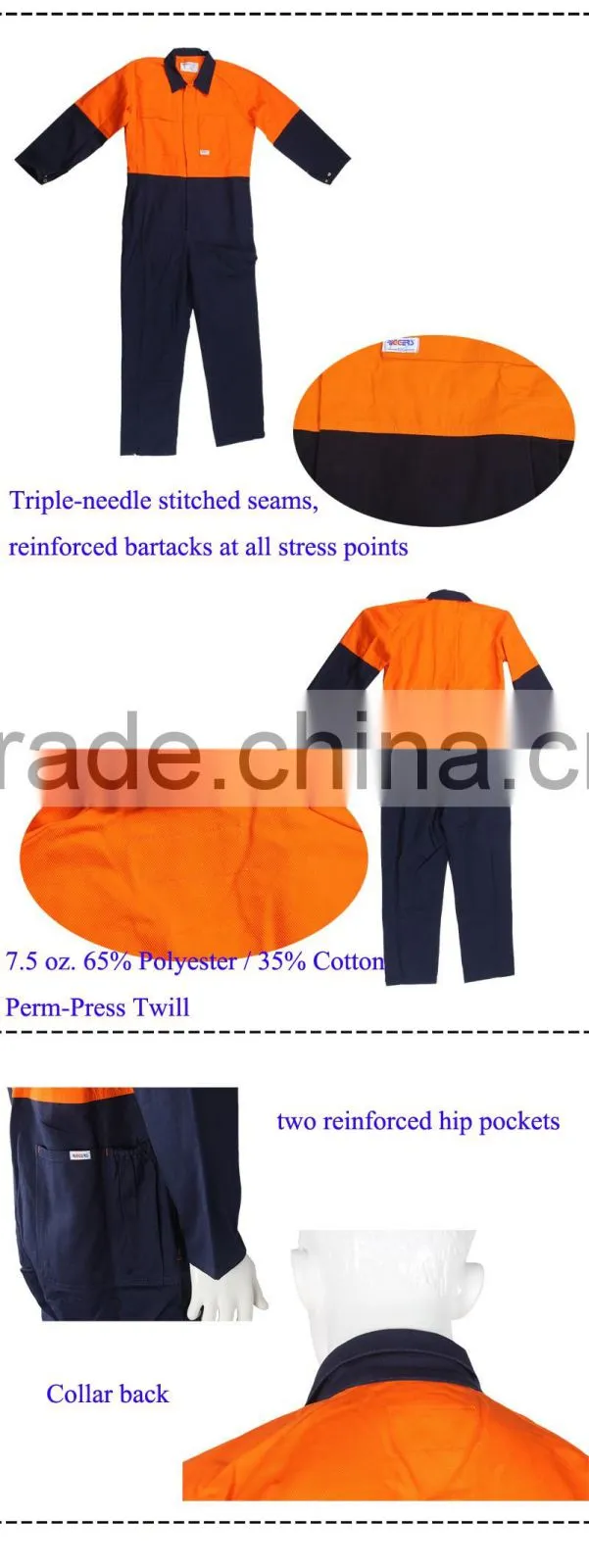 Wholesale One Piece Factory Clothes Work Smock Uniforms