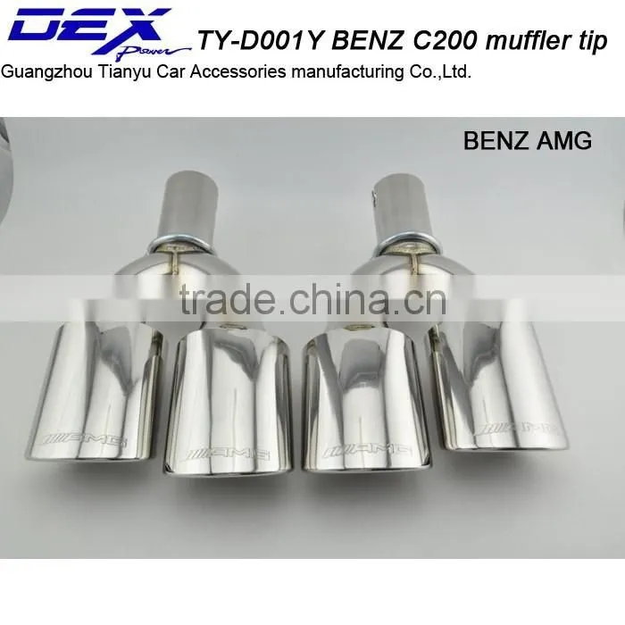 car part best price exhaust system exhaust pipe muffler tip for b-enz amg c200