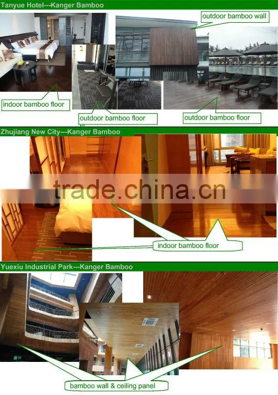 20mm Dark Chocolate color matt Finish outdoor strand woven bamboo floor products hot sale 2013