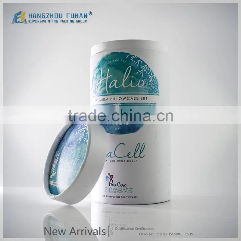 Wedding Favor Customized Logo Round Paper Cylinder Tube Packing Box