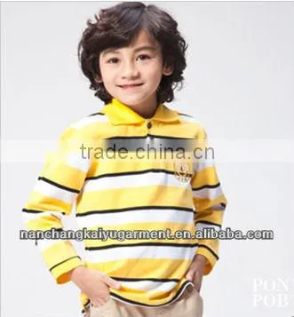 100%cotton Fashionable children polo t-shirt