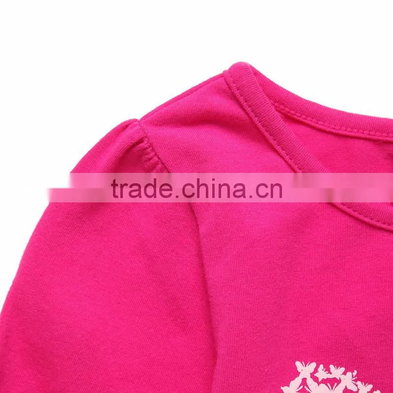 Long sleeves top fashion girl t shirt