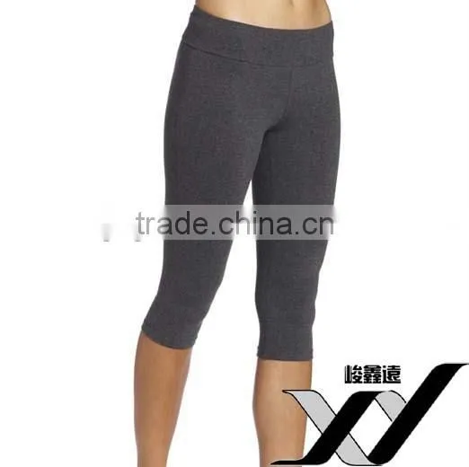 2015 hot fashion women basic cropped leggings