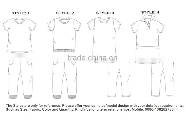 CUSTOM-MADE COTTON PRINTED FASHION DESIGNS PAJAMAS SET FOR COUPLES