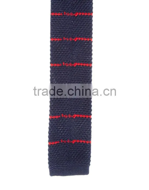 stripe knit ties