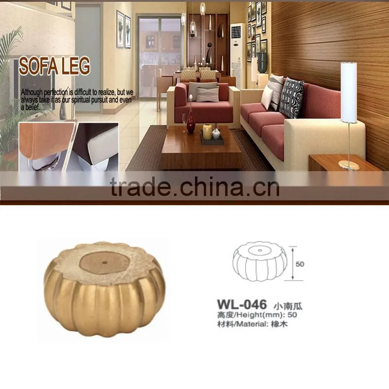 Wooden sofa leg