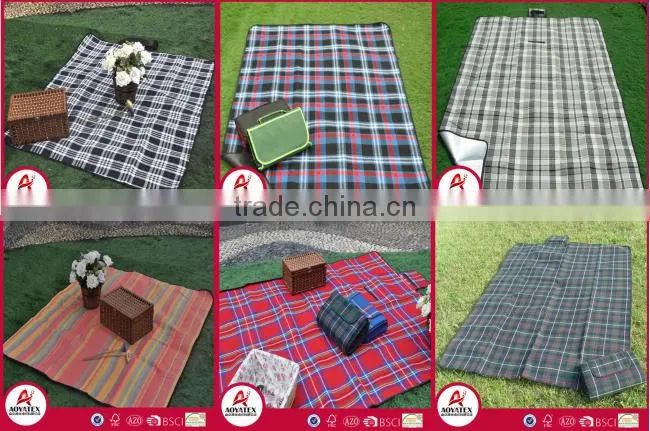 Knitted fabric fashionable portable wholesale durable waterproof camping mat