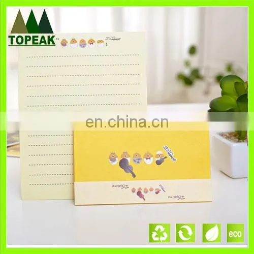 2016 best selling Cute Cartoon paper Colorful Gift Envelope