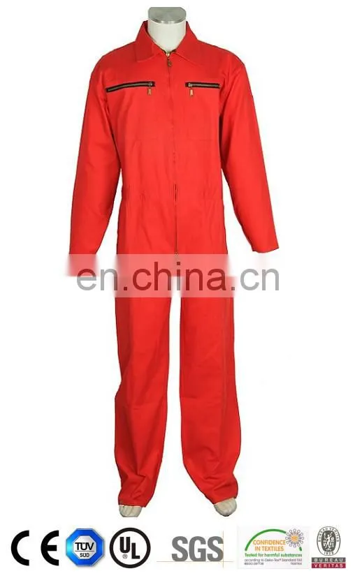 Red EN11612 FR coverall