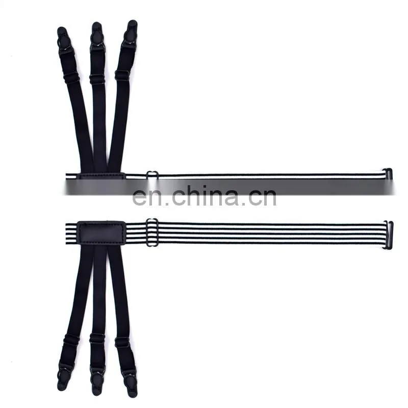 Wholesale mens new style shirt suspenders shirt stays holders