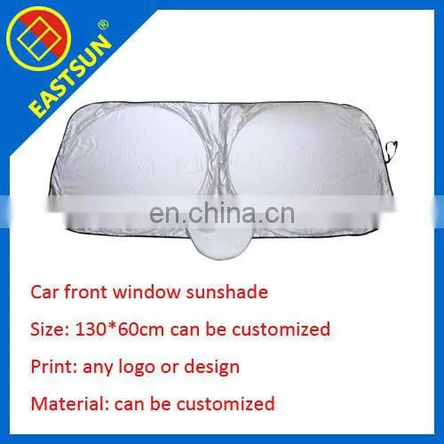 Double-circles tyvek car sunshade