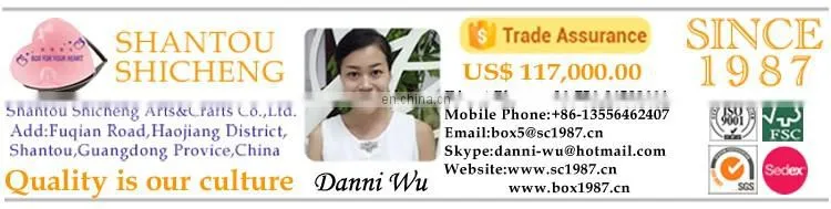 2017 hotsell hand crank music box with Customized Music