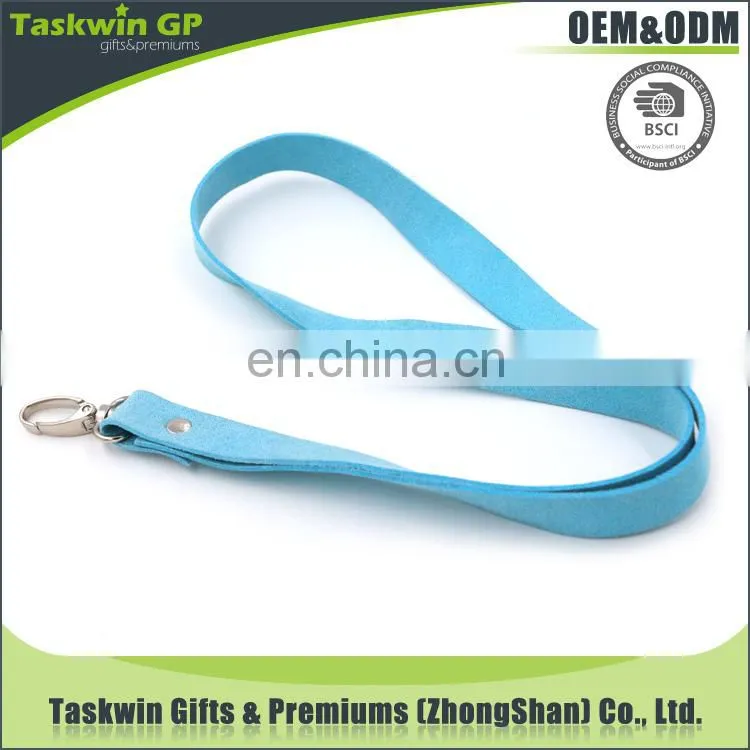 Wholesale cheap custom printed Leather neck lanyards no minimum
