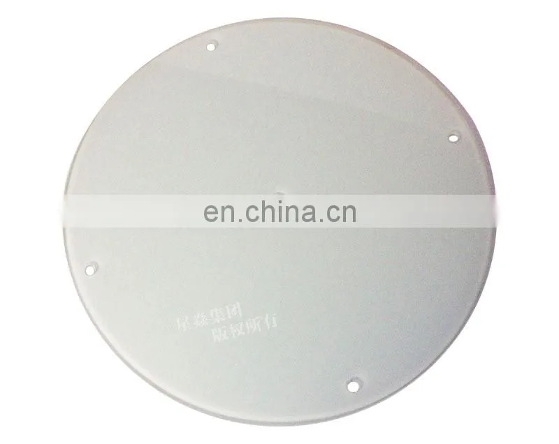 Circular Sublimation Glass Photo Frame with Clock Round photo frame wall clock