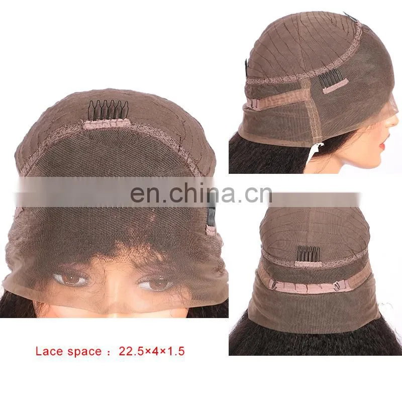 Wholesale Price Customized Curly virgin Brazilian Hair 360 lace frontal wig