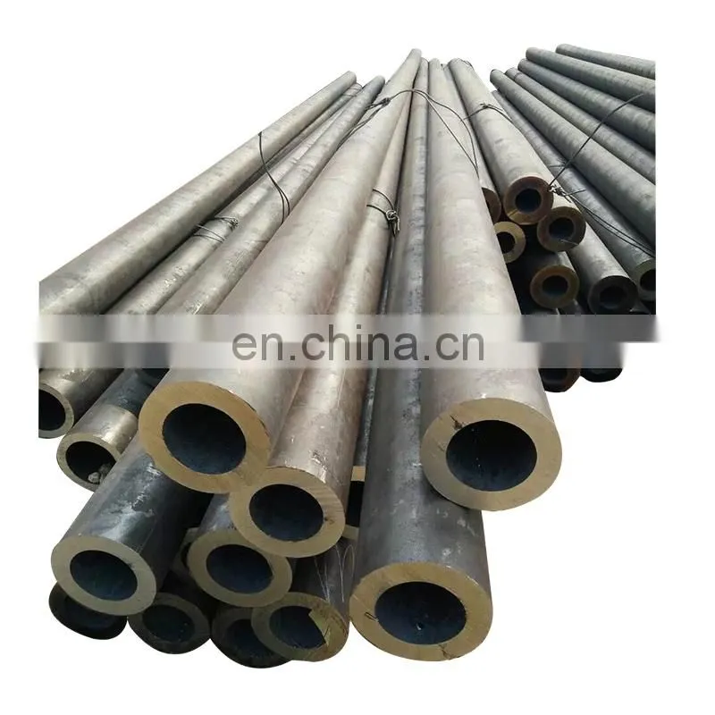 seamless carbon black powder coated steel pipe