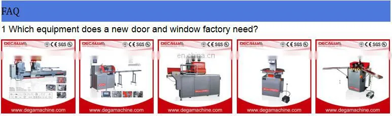 Aluminum Window Door Making Machine Automatic Cutting Profiles
