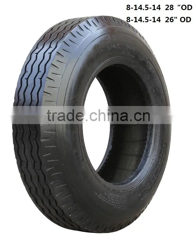 Mobile home trailer tire 8-14.5-14 26"OD