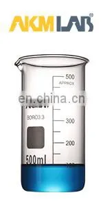AKMLAB Glassware Pyrex 500ml Glass Beaker For Lab