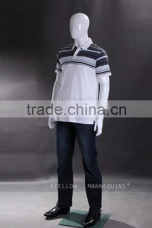 Abstract Fiberglass Men mannequin Egg Head Male Dummy WEN6