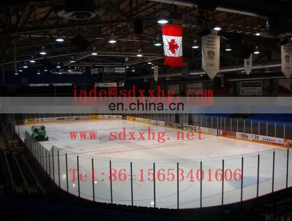 ice hockey shooting rink skating plastic boards/barrier/fence