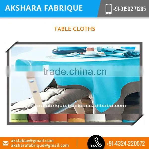Soft and Skin-Friendly Nature 100% Cotton Table Cloth Price
