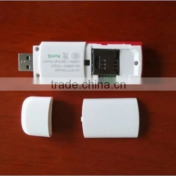 2014 new design low price 3g wcdma wingle with sim and USB powered